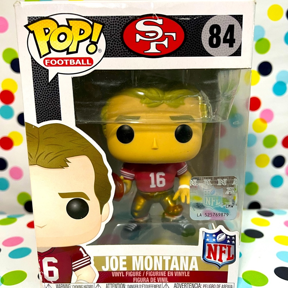 49ers Quarterback Joe Montana Funk Pop #84 (imperfect box)